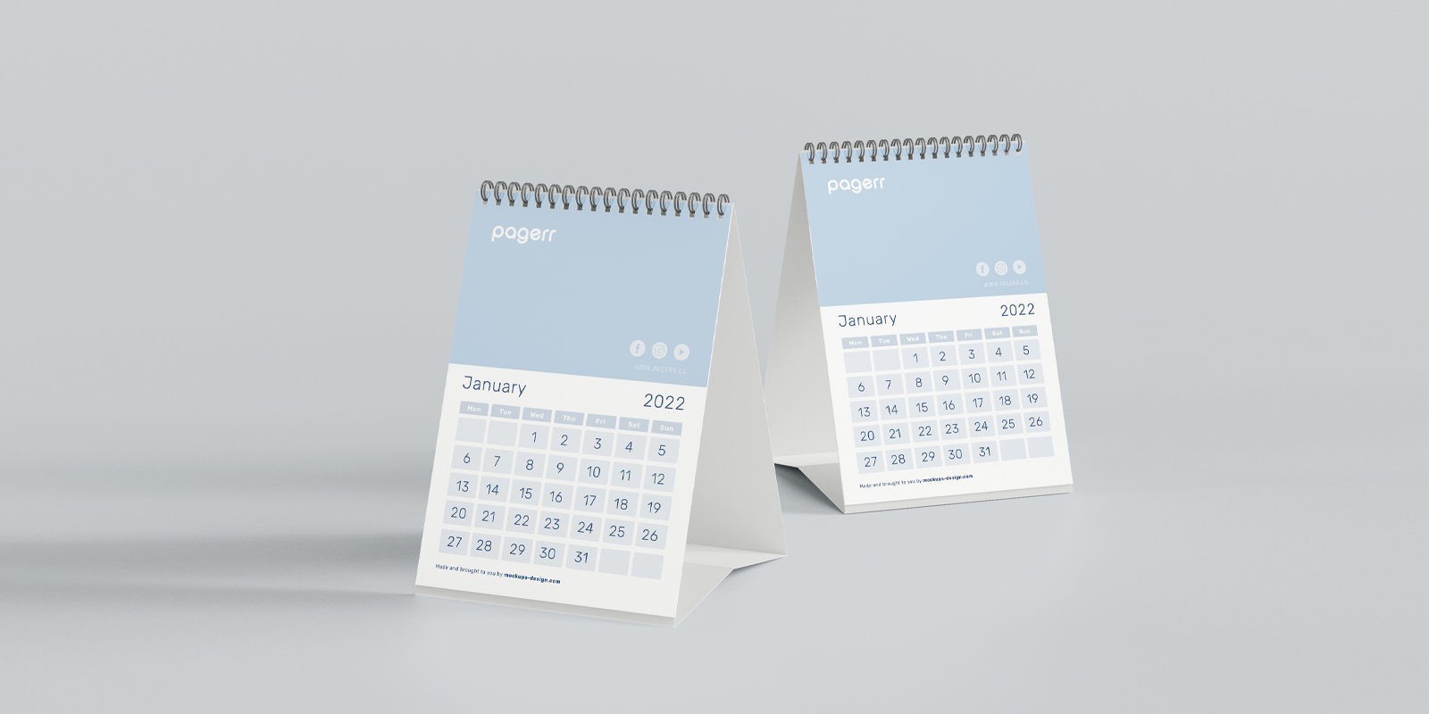 Desk calendars in Wola - Print with Pagerr