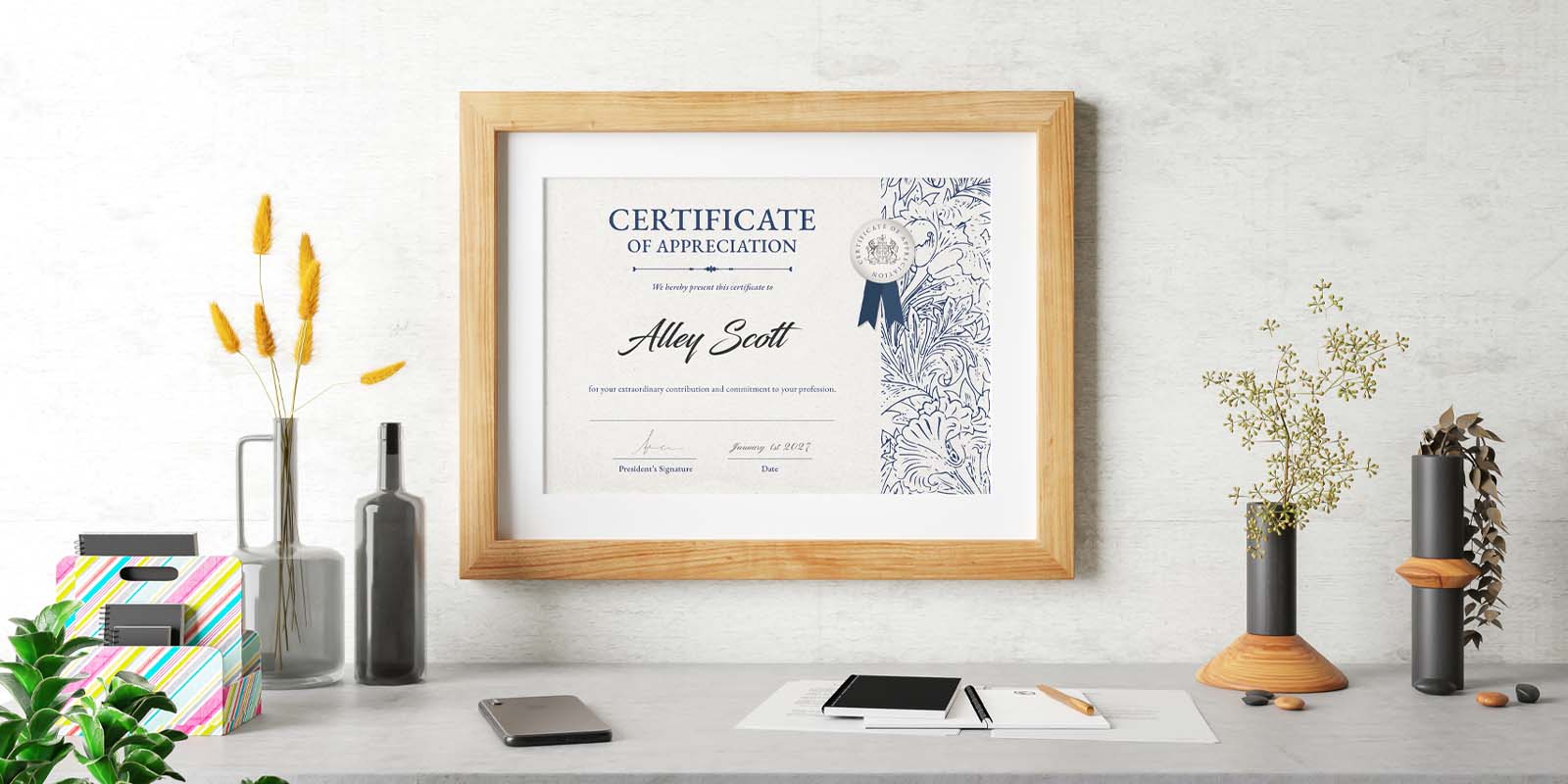 Diplomas in Barcelona - Print with Pagerr