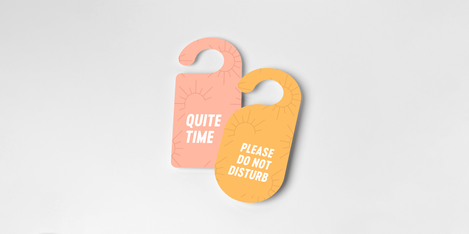 Door hangers in Zuglo - Print with Pagerr