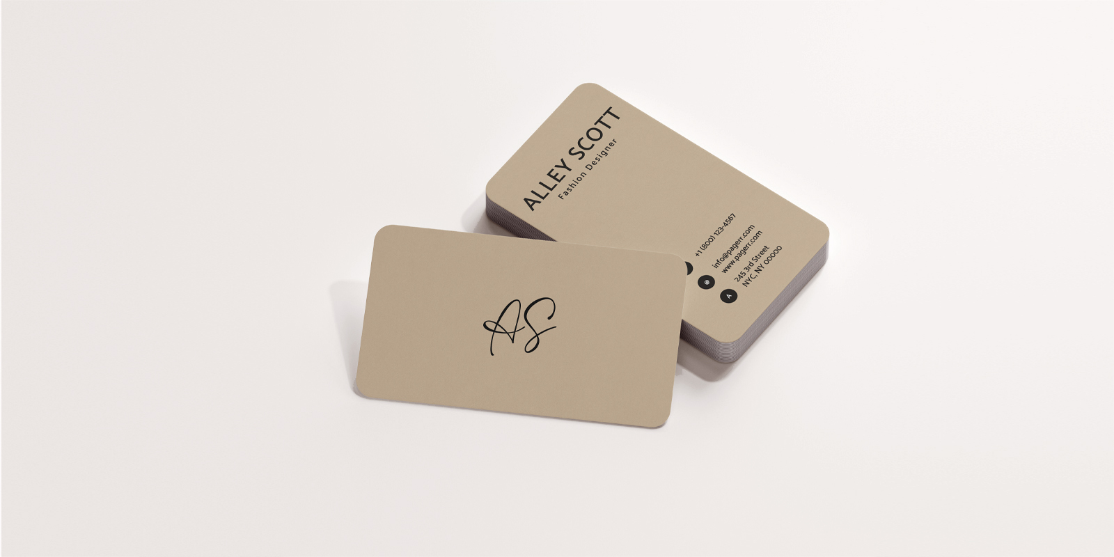ECO business cards in Hamburg - Print with Pagerr