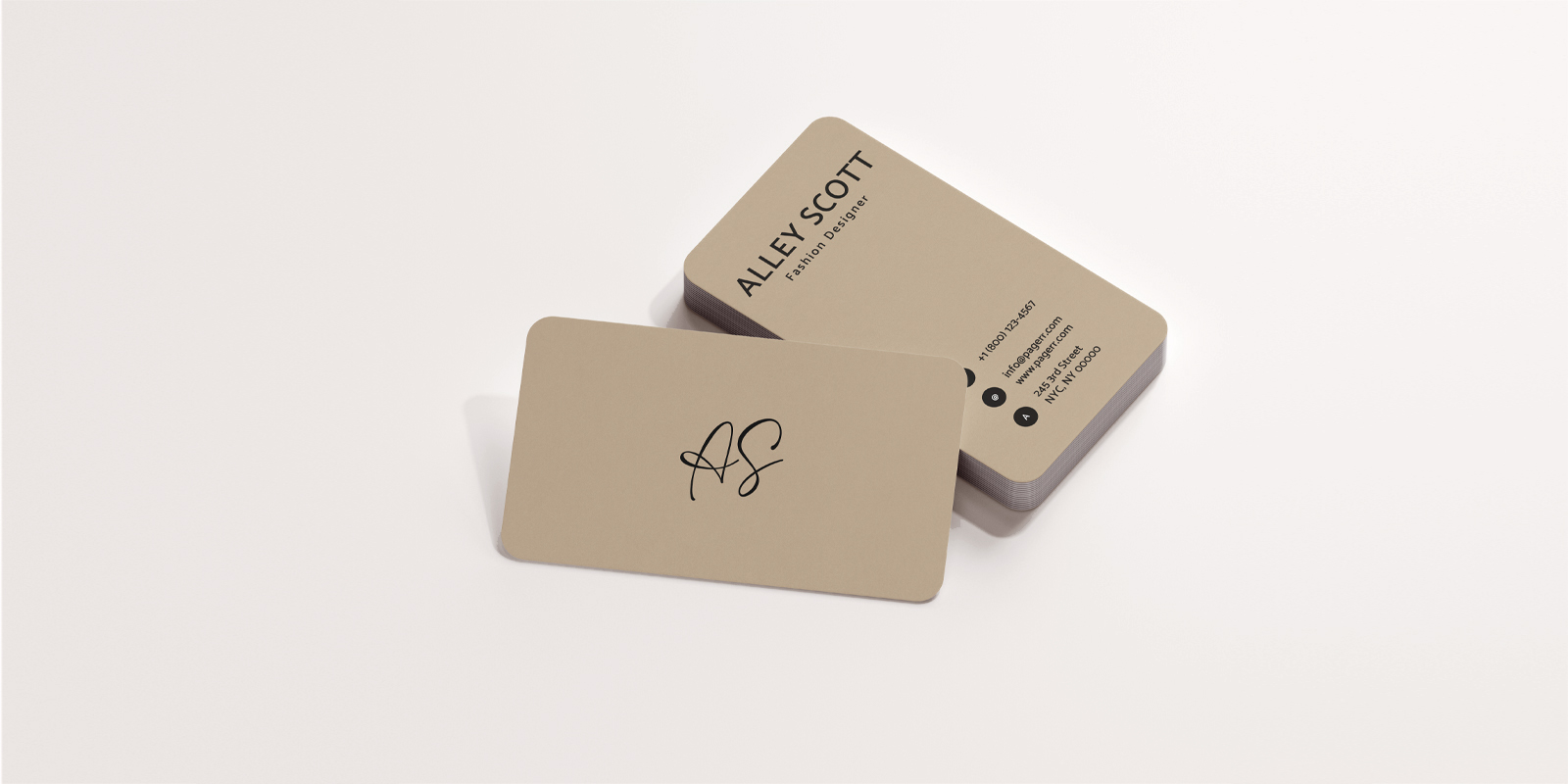 ECO business cards in Wola - Print with Pagerr