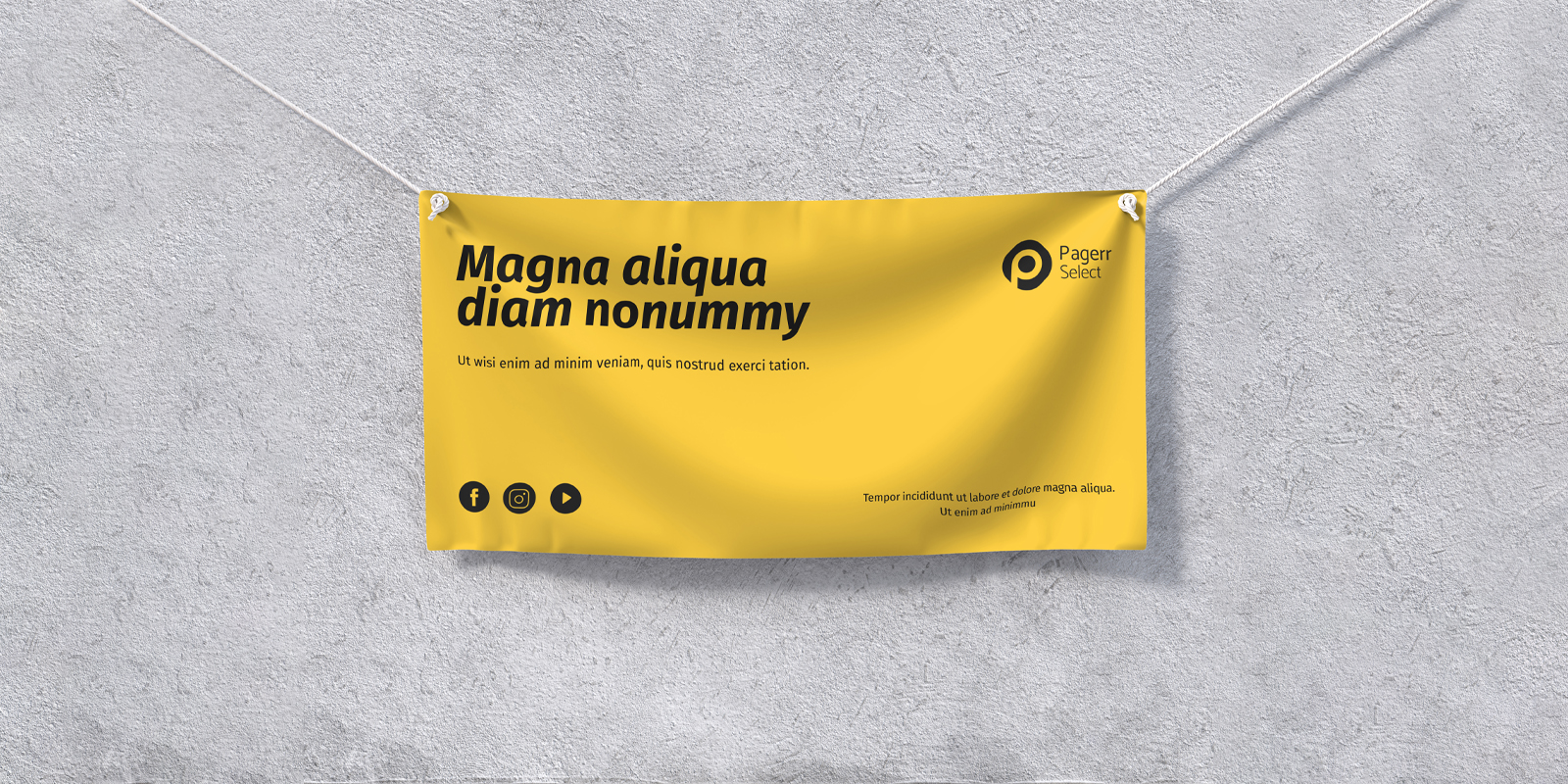 Fabric banners in Vilnius - Print with Pagerr