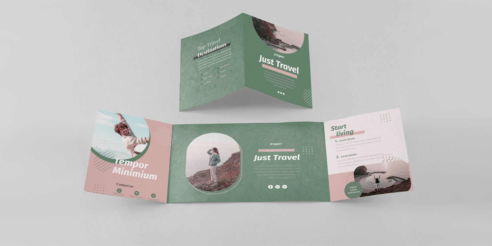 Folded leaflets in Jena - Print with Pagerr