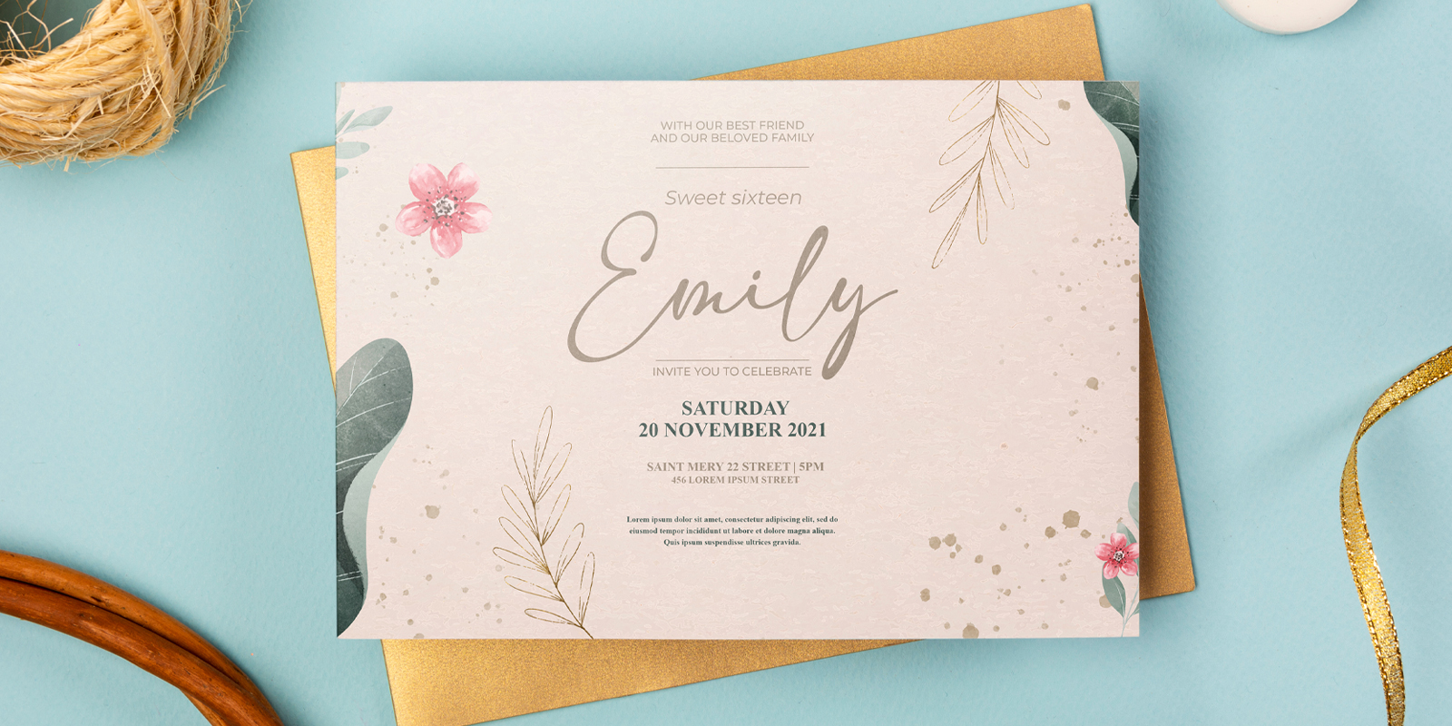 Invitations in Zuglo - Print with Pagerr