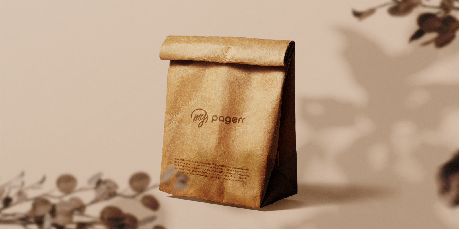 Kraft paper bags in Madrid - Print with Pagerr