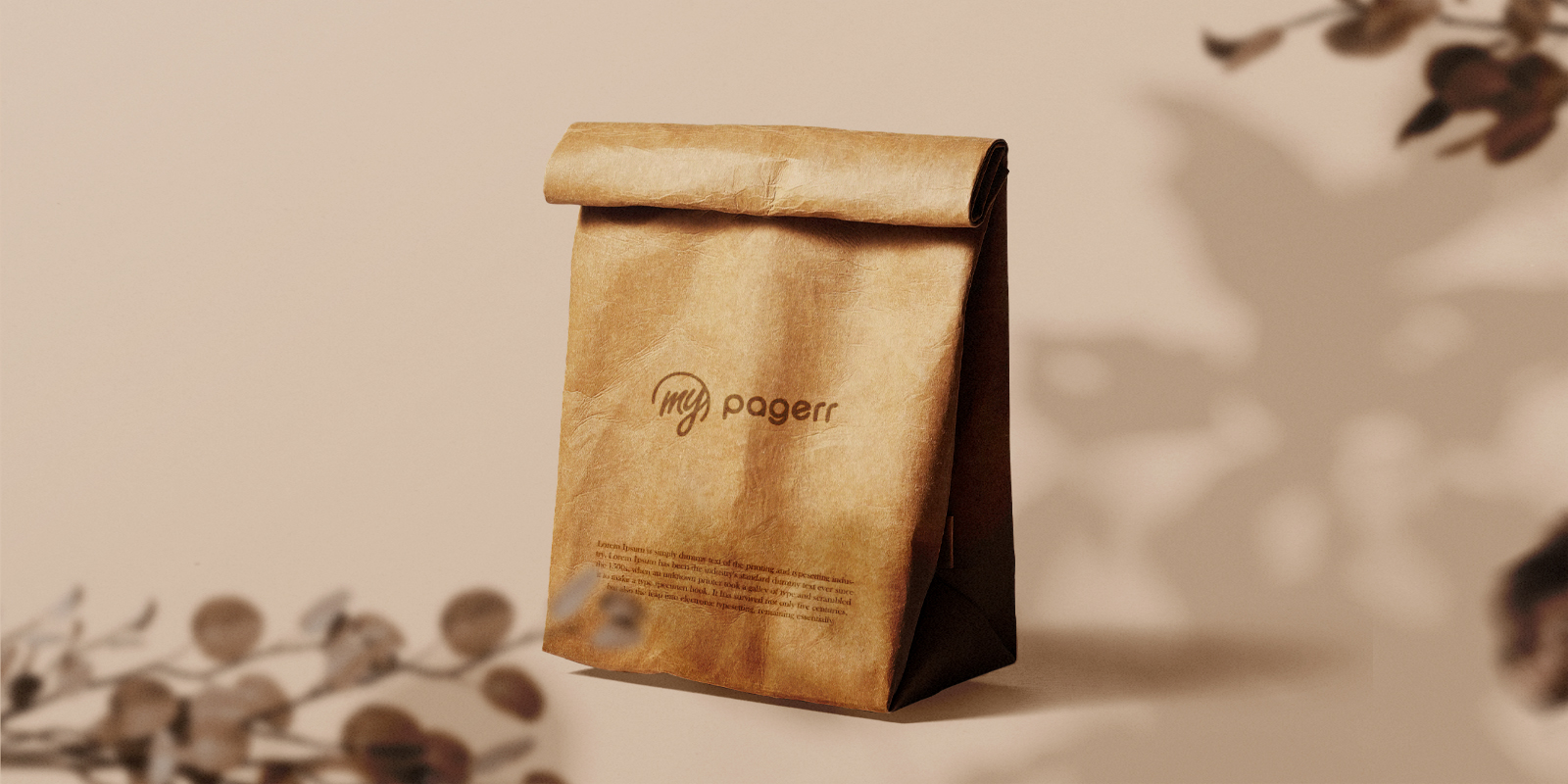 Kraft paper bags in Norrkoeping - Print with Pagerr