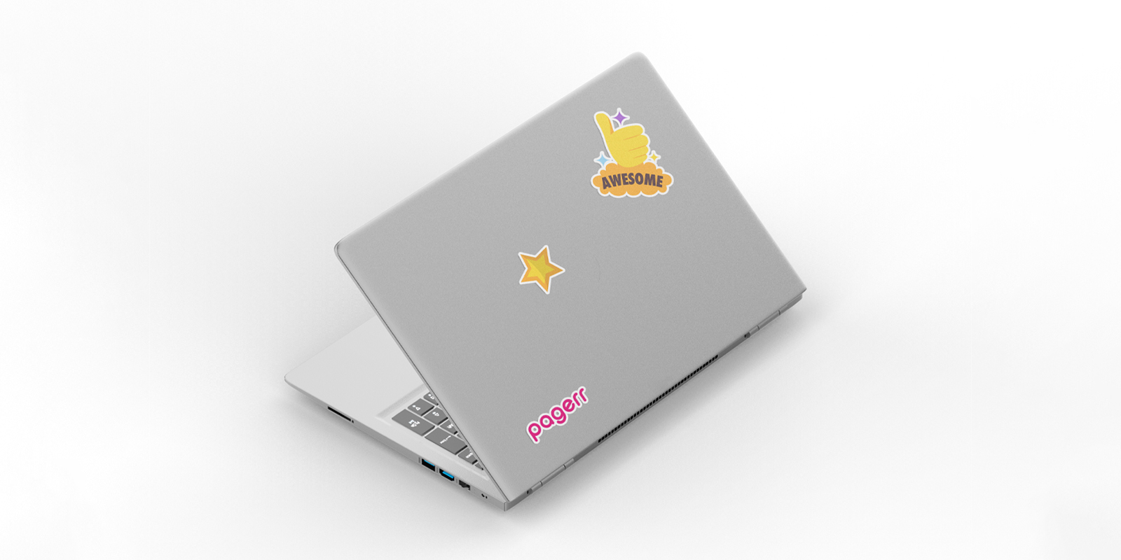 Laptop stickers in Seville - Print with Pagerr