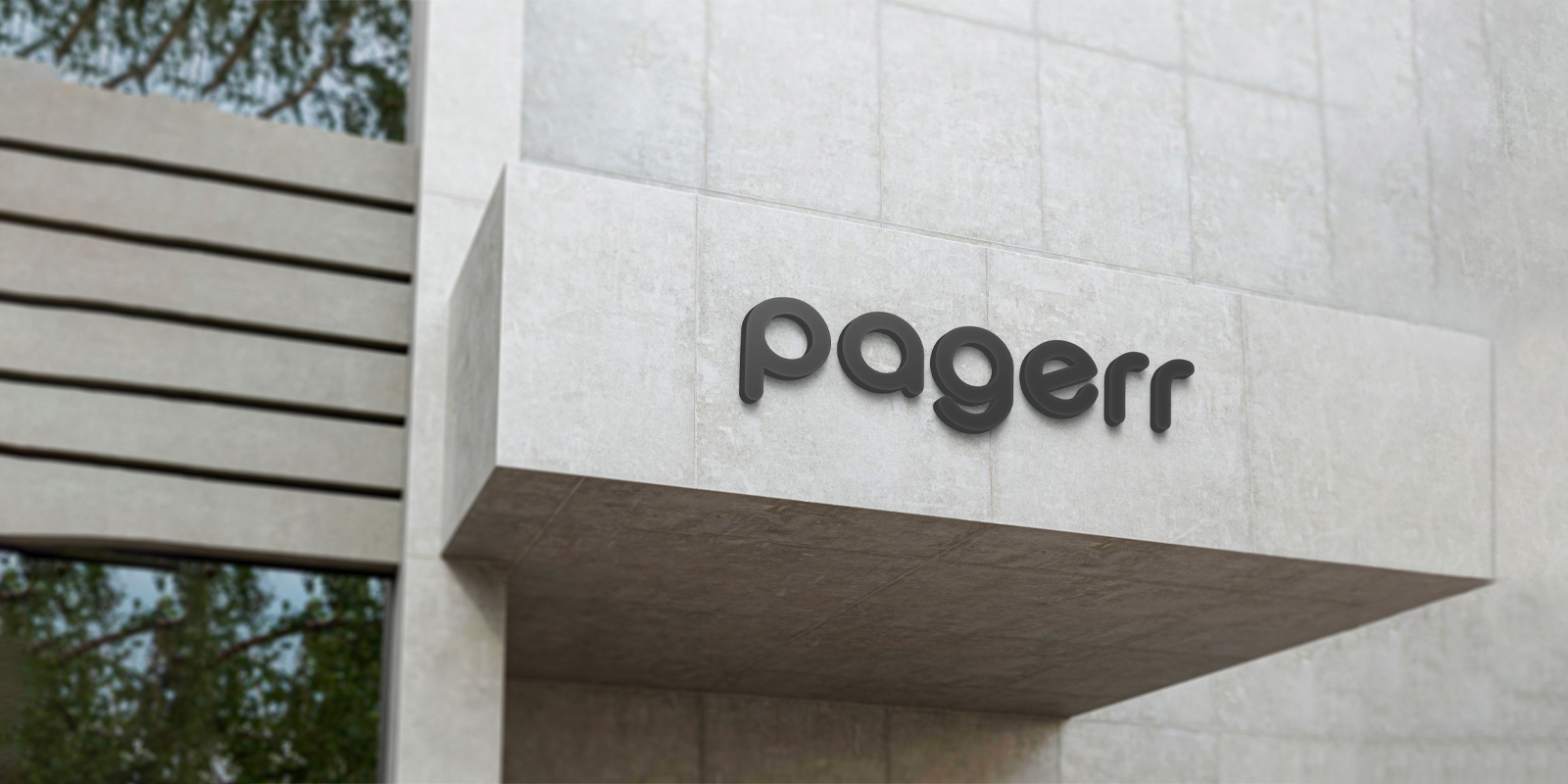 Logo signs in Vera - Print  with Pagerr