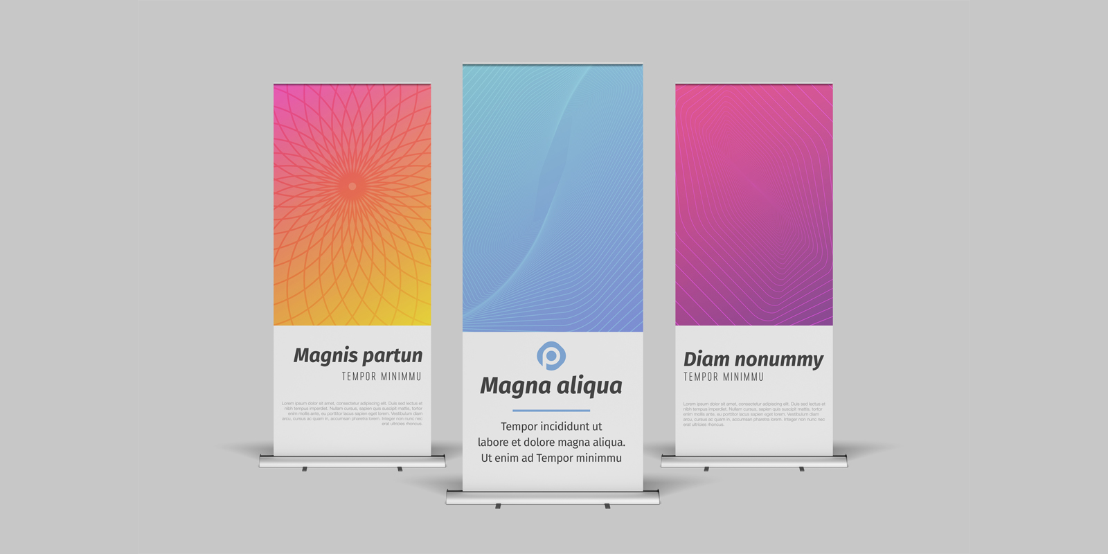 Roller banners in Barcelona - Print with Pagerr
