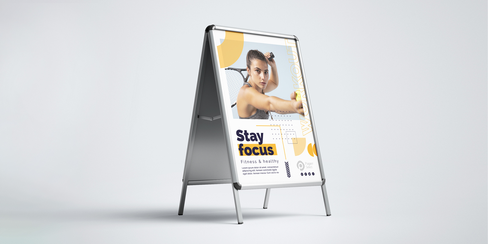 A-frame signs in Warsaw - Print with Pagerr