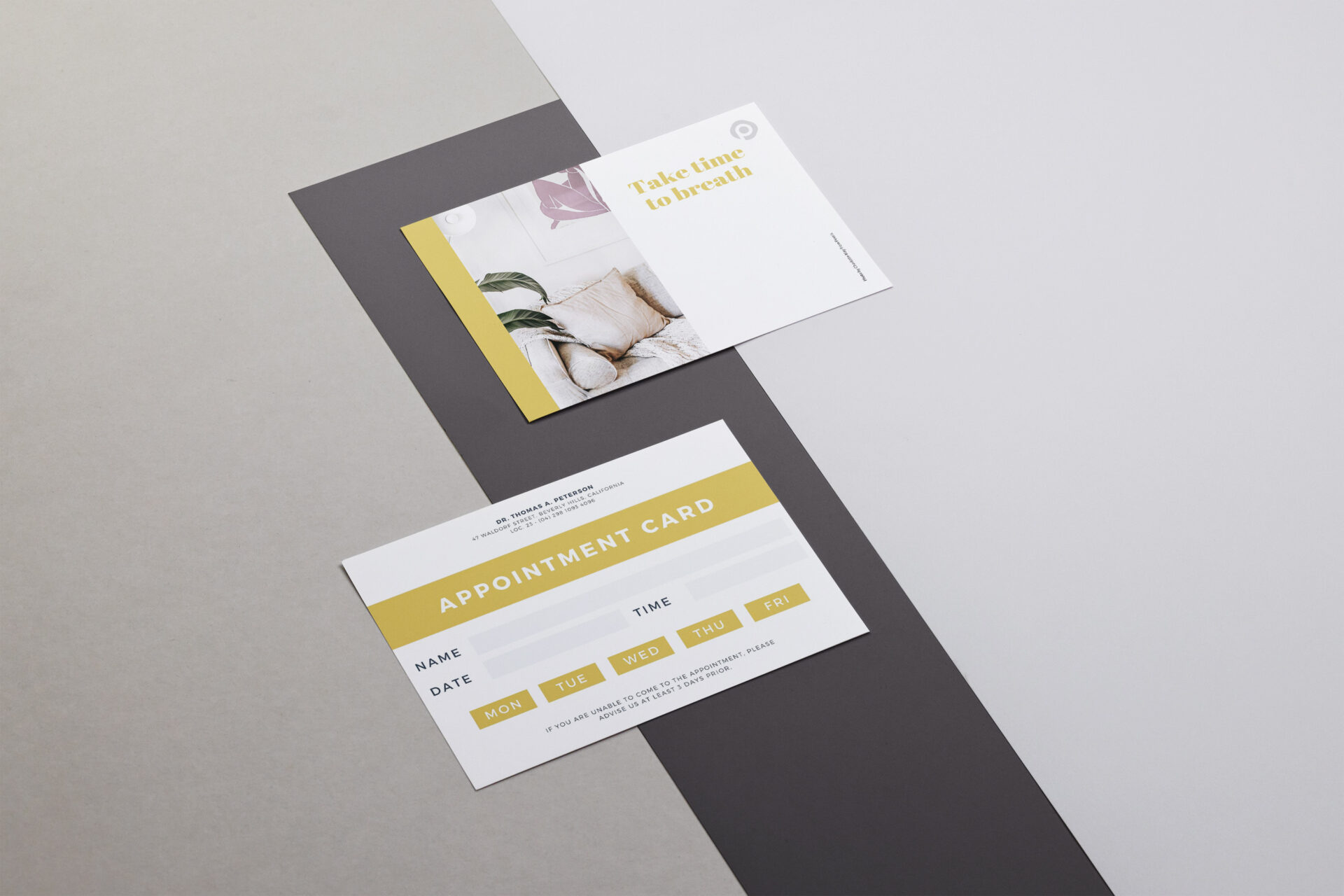 Appointment cards in Barcelona - Print with Pagerr
