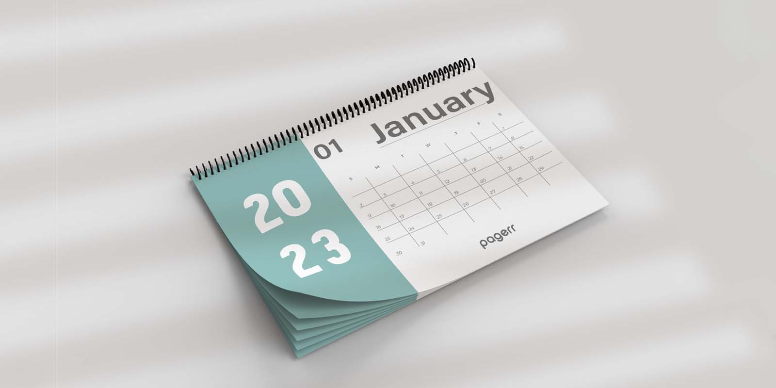 Spiral calendars in Zuglo - Print with Pagerr